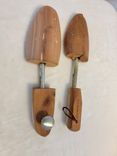 Vintage Pair GH Bass  Co Wooden Cedar Shoe Tree Shapers Stretchers