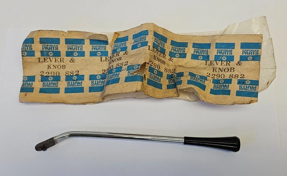 1957-1961 Dodge Plymouth Chrysler Desoto Turn Signal Lever & Knob 2290882 NOS. - Image 3 of 4