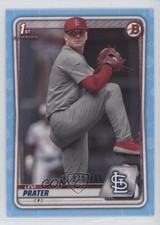2020 Bowman Draft Sky Blue Border 376/499 Levi Prater #BD-125 0wq