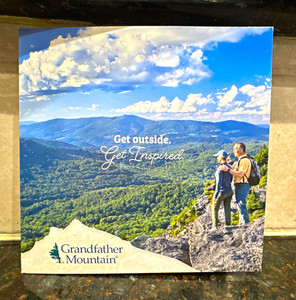 Grandfather Mountain Audio Tour on USB Flash Drive w/ Brochure Map