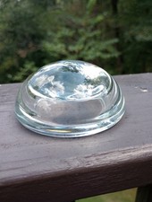 Vintage 3  Magnifying Glass Bubble Curved Reading Photography Crafts Paperweight