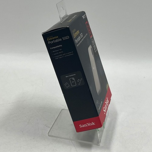New SanDisk Portable Extreme Portable SSD 2TB USB-C SSD SDSSDE51-2TOO-AW25 - Afbeelding 3 van 6