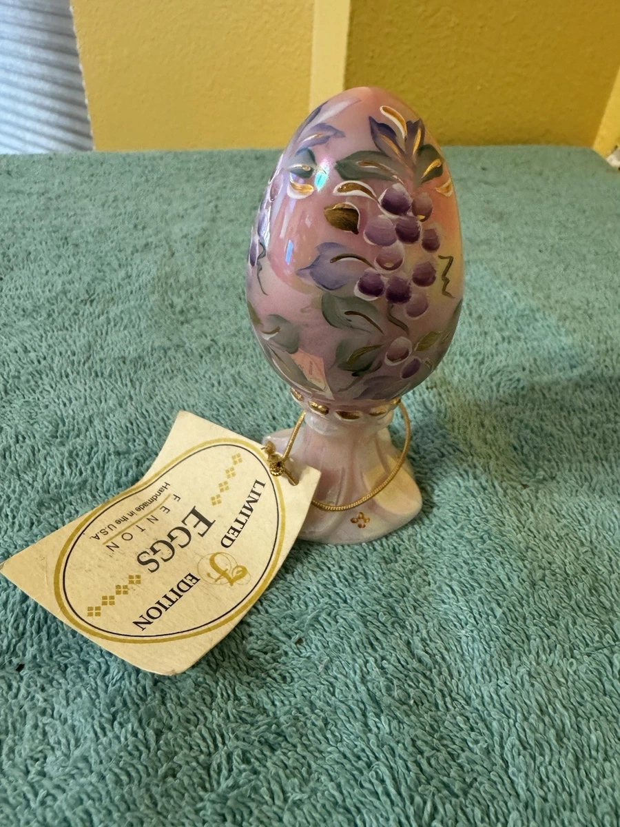 フェントン　幸運のゴールドエッグ スワロフスキー　限定ハンドペイントガラス Fenton Egg for sale | eBay