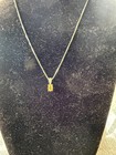 Ross Simons 925 Italy Sterling Box Chain 18" Necklace w. Oval Citrine — photo 9