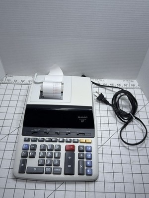 Sharp EL-2630PIII Printing Calculator- Works Great- Electric/Battery