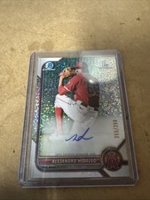 2022 Bowman Chrome Prospect Autographs Alejandro Hidalgo Speckle Refractor /299 