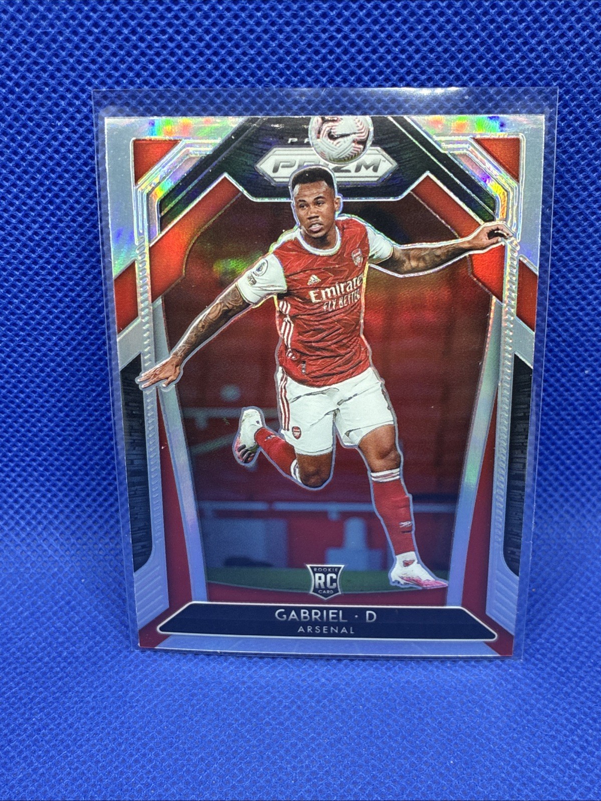 2020-2021 Panini Prizm Premier League EPL Soccer Gabriel D Rookie RC Arsenal #35