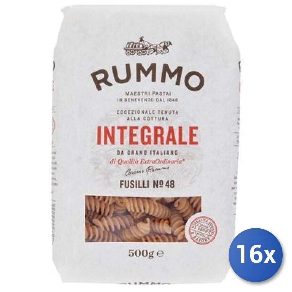 16X Multipack Rummo Whole Grain 48 Fusilli 500G