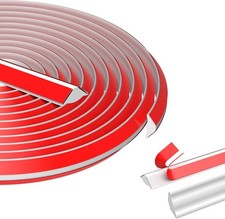 Flexible Selbstklebend Zierleisten Deckenleisten PVC Dreieck Winkelleiste Zie...