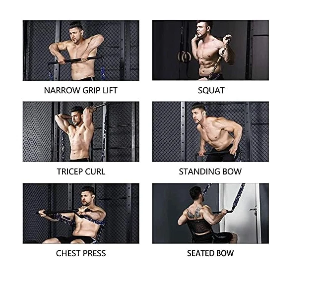 Asas de cable para gimnasio, mangos D resistentes para bandas y máquinas, Nuevo Foto 4 de 4