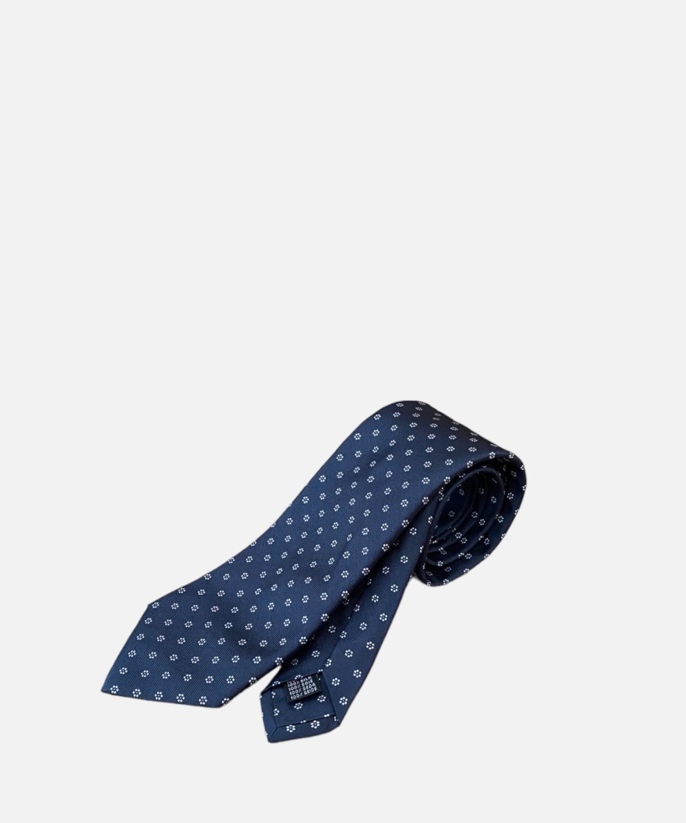 Жаккардовая ткань в стиле Дрей-Фальтен-Зайденкраватте, дюнкельблау Блюмен 3PE.13V500.S