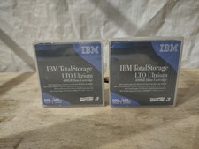 IBM TOTAL STORAGE LTO ULTRIUM 3. 4OO GB DATA CARTRIDGE 800GB/400GB - Lot Of 2