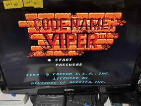 Code Name: Viper ( Nintendo Entertainment NES ) Mint Sticker - Cleaned - Tested 