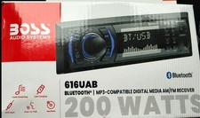 BOSS 616UAB Stereo, Bluetooth, AM/FM Radio, MP3, USB, Aux In - NEW/SEALED BOX
