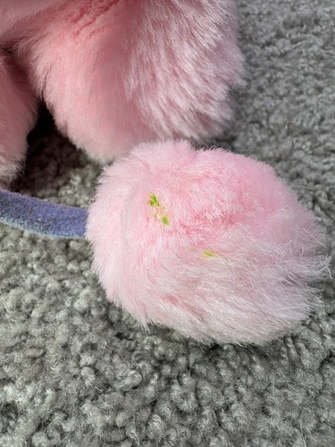Popples Clone Plüsch rosa lila weiß Taiwan 1980er SELTEN EUC - Bild 10 von 11