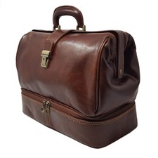 Borsa Medico Dottore in Vera Pelle con doppio fondo 100% Made in Italy