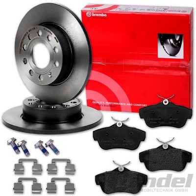 brembo BREMSSCHEIBEN + BELÄGE HINTEN für CITROEN JUMPY PEUGEOT EXPERT FIAT SCUDO