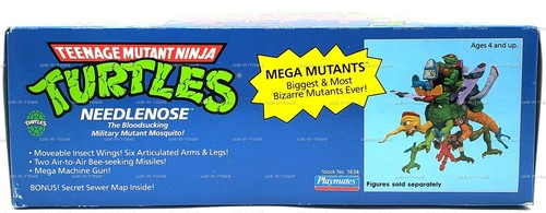 TMNT Needlenose Bloodsucking Military Mutant Mosquito Figure 1990 Playmates 5634 - Picture 7 of 12