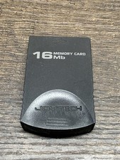 Vintage Joytech Nintendo GameCube 16MB Memory Cube / Card Black Tested Black