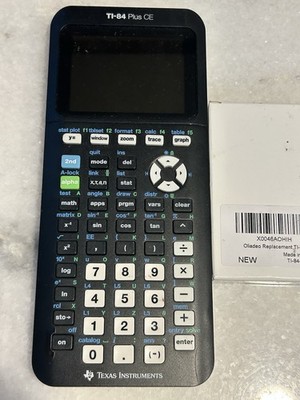 Texas Instruments TI-84 Plus CE Graphing Calculator w New Battery