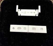 Superb Gentlemans Vintage AD - Alfred Dunhill Silver 925 Cufflinks - dated 2001 