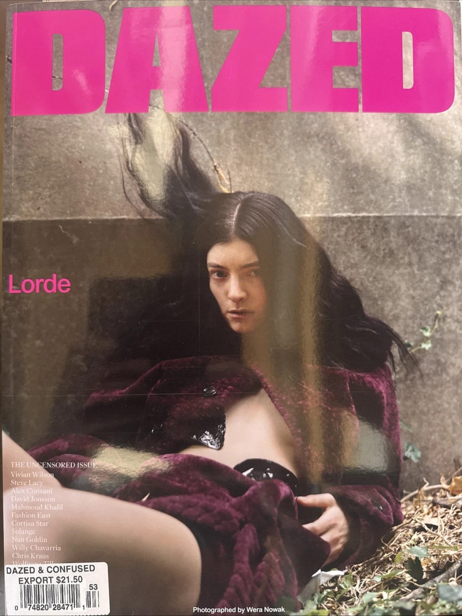 DAZED MAGAZINE- AUTUMN 2025 - THE UNSENSORED ISSUE- LORDE- BRAND