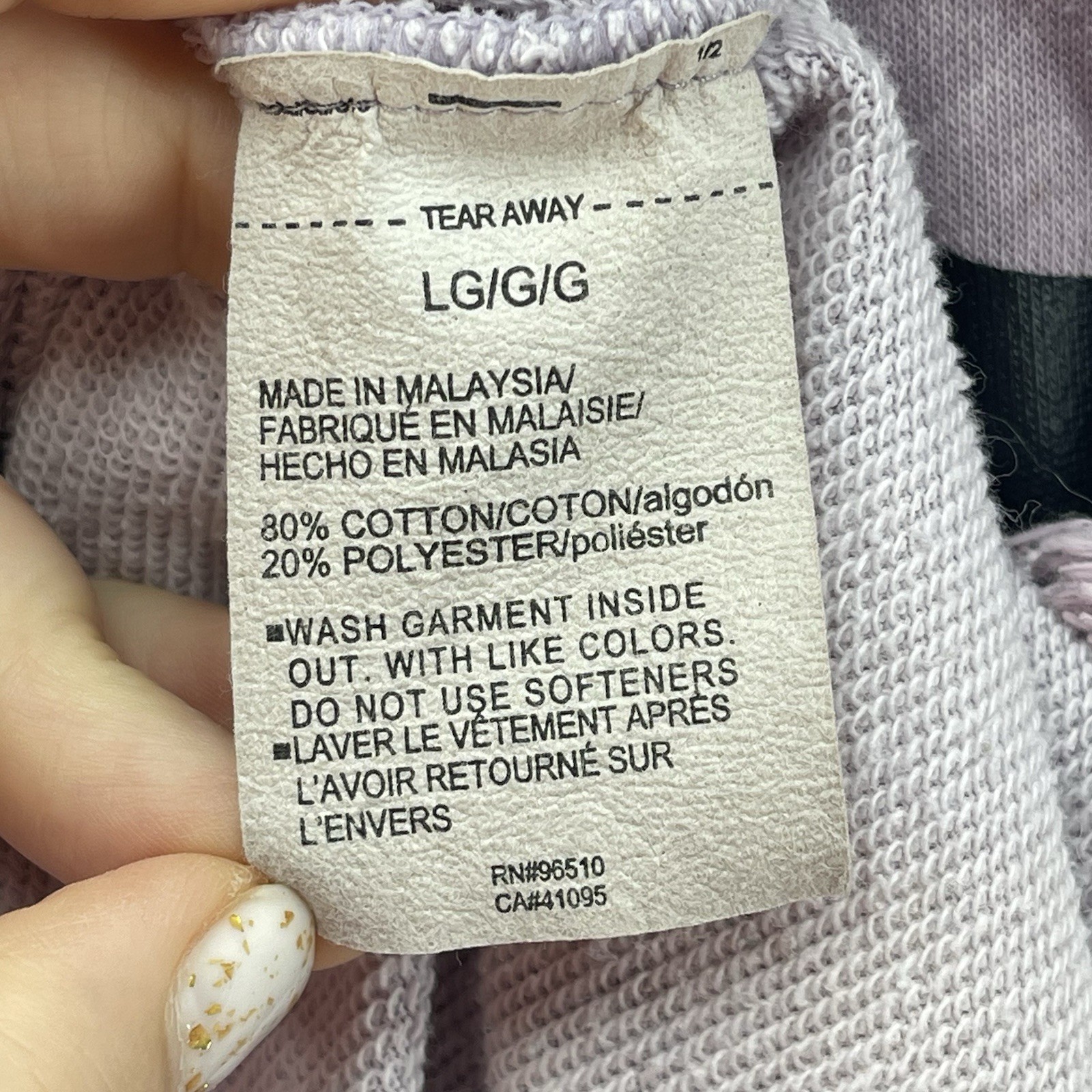 Under Armour Project Rock Hoodie Men Large Purple Sleeveless Tye Dye Streetwear* thumbnail 10