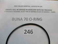 246 O-ring 4-1/2" ID x 4-3/4" OD x 1/8" thick. Buna-70.  Quan 1