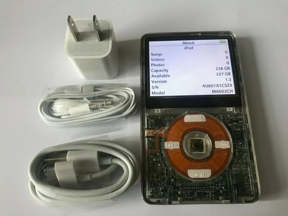 NEW Apple iPod Classic 5th Gen Video Modded 60GB 80GB 128GB 256GB New Battery - Image 3 of 4