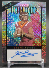 2024 Leaf Vivid - Autographs Kyron Drones #BA-KD1 Navy Blue Mojo /7 (AU, RC)