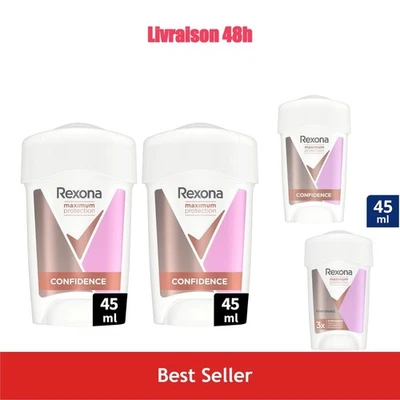 Rexona Déodorant Femme Stick Anti-Transpirant 45 ml Lot de 2 - Photo 1/4
