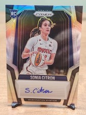 Sonia Citron 2025 Panini WNBA Prizm Signatures RC Rookie Auto #SG-SC Mystics