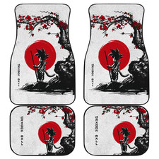 Dragon Ball Cartoon Car Floor Mats Goku Anime Style Print Car Floor Mat