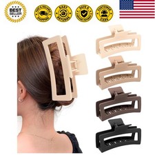 5 Inche Extra Large Claw Clips for Thick Hair and Long Hair, 4 Pack Xl Jumbo ...