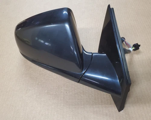 13-15 Cadillac SRX Door Mirror Passenger Right Heated Power Blind Spot Black OEM
