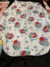 The Little Mermaid Disney Fitted toddler bed/cribSheet Ariel Vintage