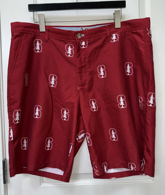 Ovation Men s Shorts Stanford University Game Changer Classic Chino Sz 38 Alumni