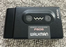 Vintage Sony Walkman WM-F606 Cassette Player Powers On For Parts Or Repairs