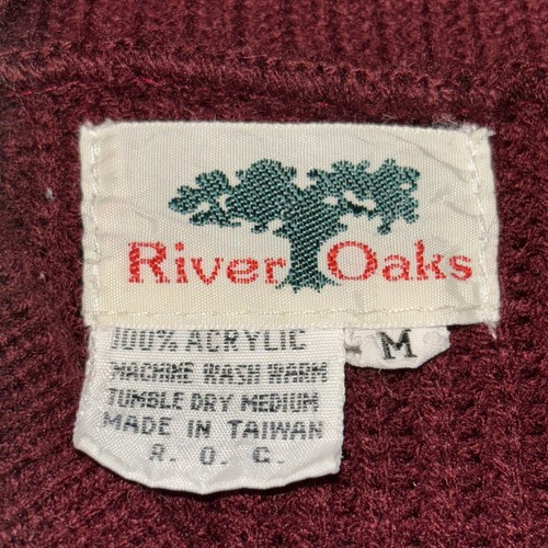 Vintage women’s sweater 1960s. Size Medium Maroon/red Soft Warm! - Picture 8 of 11