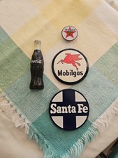 Lot Of Refrigerator Magnets Mobil Santa Fe Coca Cola Texaco