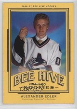 2006-07 Upper Deck Bee Hive Rookies Matte 54/100 Alexander Edler #158 2a8