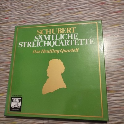 SCHUBERT 33 Drehscheiben 5 Schallplatten: Samtliches Streichquartett