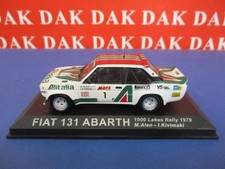 Die cast 1/43 Modellino Auto Fiat 131 Abarth 1000 Lakes Rally 1979 M. Alen HB