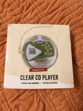 Cleartech Clear Cd Compact Disc Portable CD Player with Headphones New Sealed