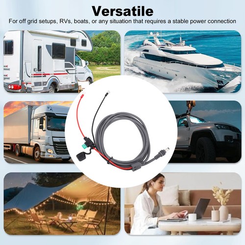 Satellite Power Cord 18AWG 12V-24V Easy To Connect Satellite Charging Cable With - Picture 11 of 22