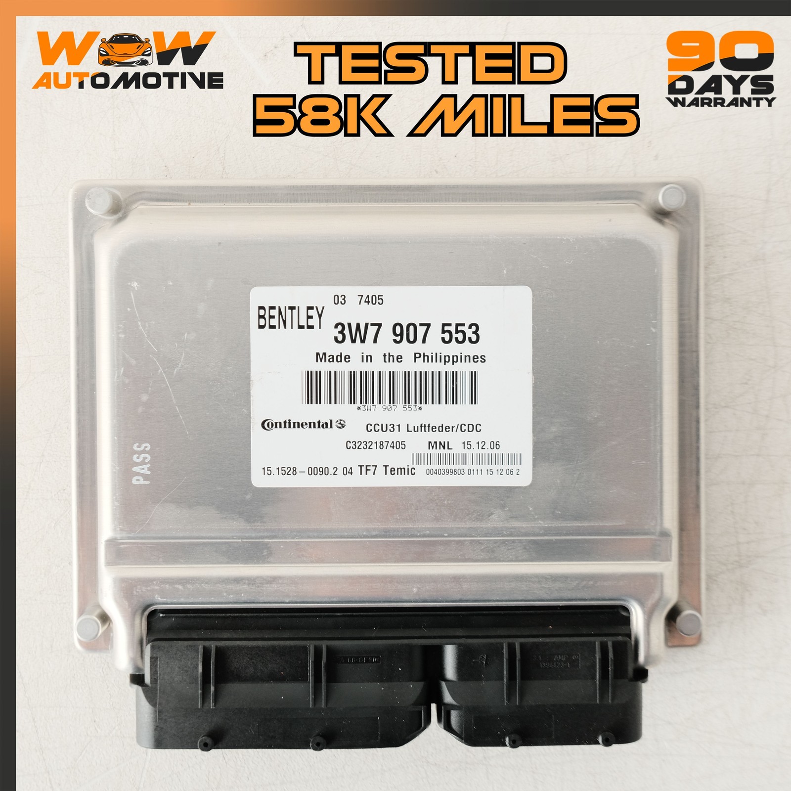 Bentley Continental GT 2007-2011 REAR+LEFT Air suspension module
