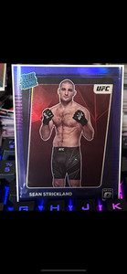 2022 Panini Donruss Optic UFC Rated Rookie Sean Strickland #111 Purple Prizm RC