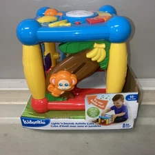 Kidoozie Lights 'n Sounds Activity Cube Baby Toy New In Box