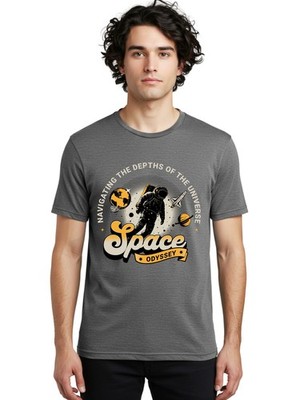 Space-Odyssey Mens Graphic Tee,100% Cotton,Casual Summer Wear