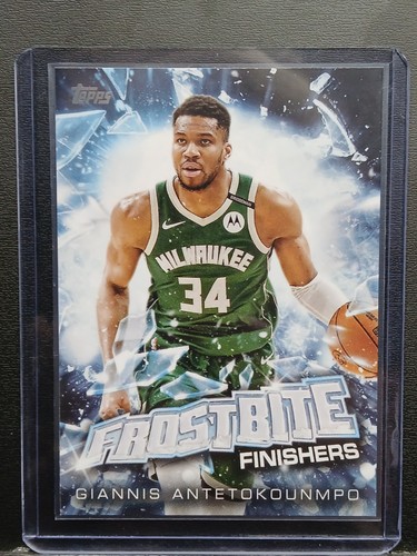 Giannis Antetokounmpo #FF-GA 2025 Topps Holiday Frostbite Finishers card